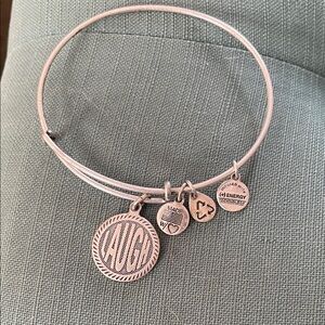 Silver Charm Bangle Bracelet
